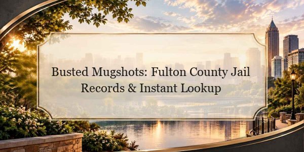 Busted Mugshots: Fulton County Jail Records & Instant Lookup
