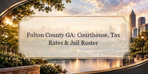 Fulton County GA: Courthouse, Tax Rates & Jail Roster