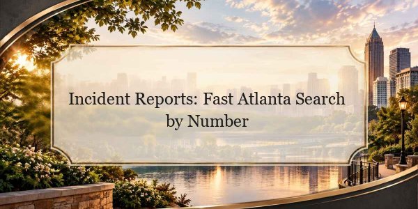 Incident Reports: Fast Atlanta Search by Number