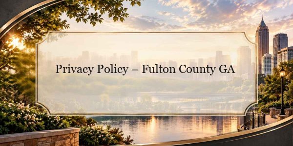 Privacy Policy - Fulton County GA